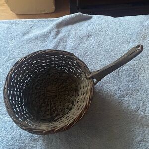 Woven Basket with Handle- ANTIQUE offering -